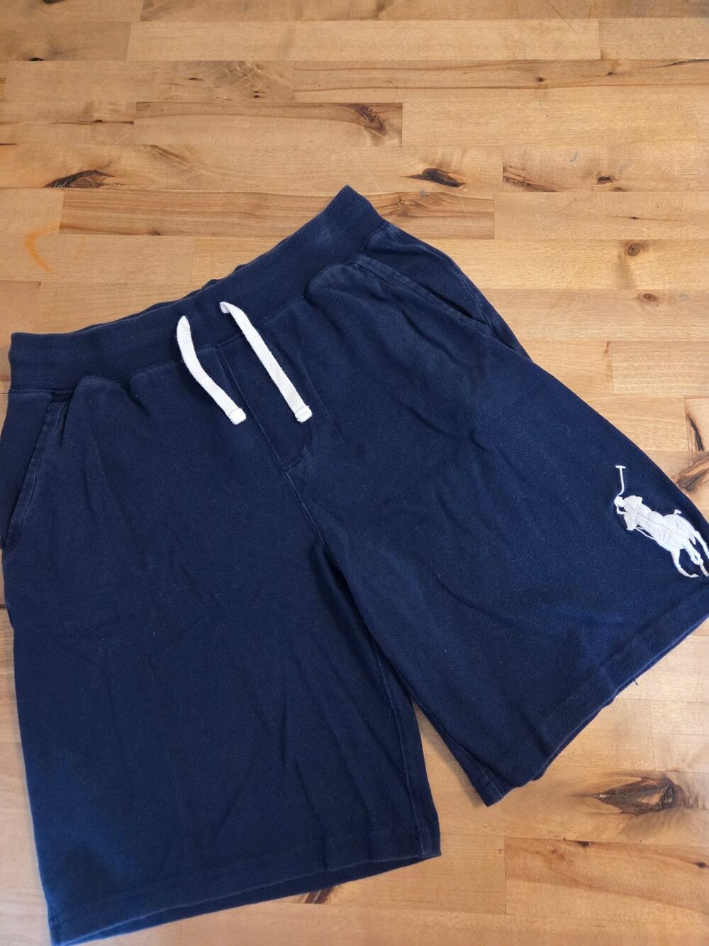 Polo Ralph Lauren Boys Classic Navy Blue Shorts - Youth Medium (10-12)